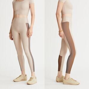 Nylora Levee Leggings Iridescent Olive Brown & Oat Combo